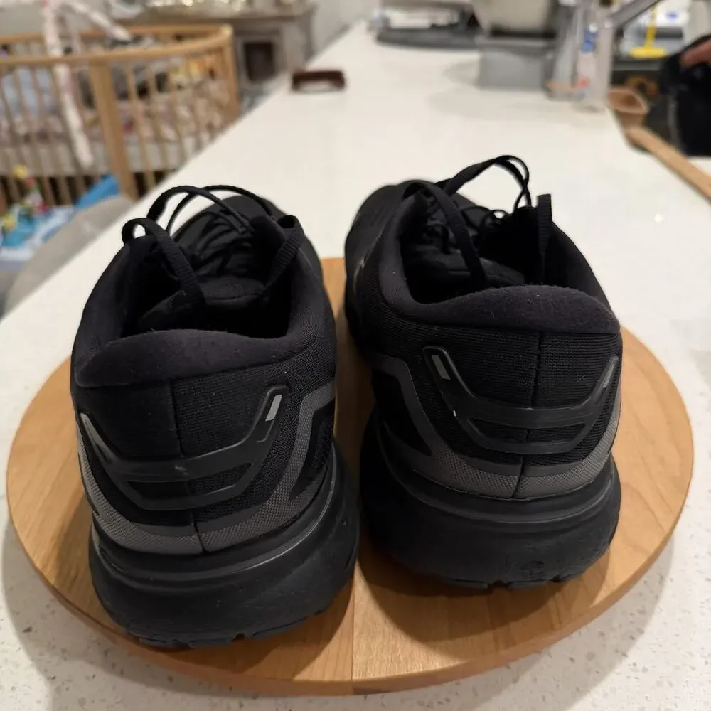 Brooks Shoes Mens 13 4E Extra Wide Ghost 15 Running Sneakers Black Gym Workout
